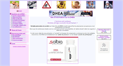 Desktop Screenshot of info-dhea.com