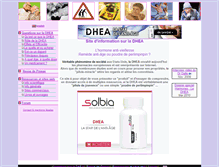 Tablet Screenshot of info-dhea.com